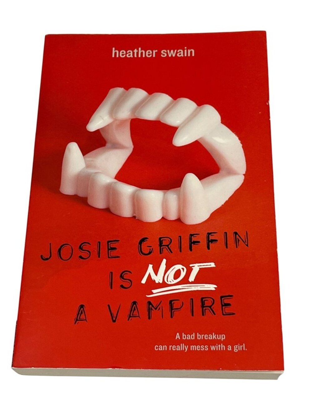 Josie Griffin Is Not a Vampire Heather Swain Paperback YA Fantasy Romance